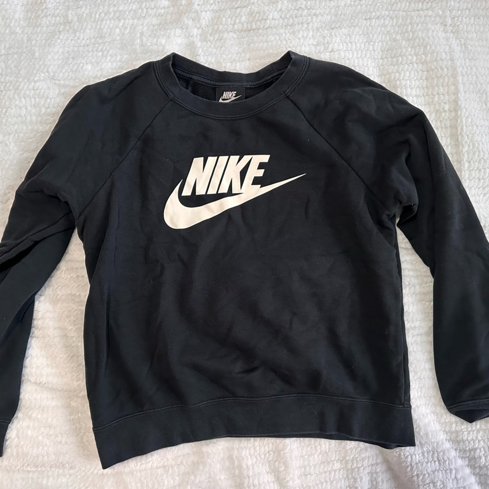Classic Black Nike sweatshirt.